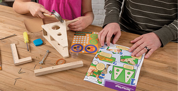 Annie's Kit Club Kits - Toolbox Kids Woodworking Kit